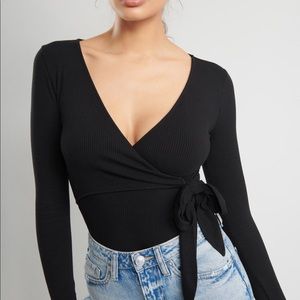 Longsleeve Wrap Top